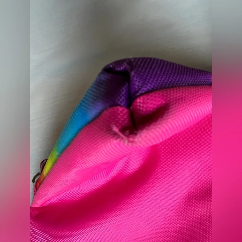 3C4G Stuff Bag swimsuit Pink Rainbow sunnies  2 in 1 Wet Dry rare color pattern